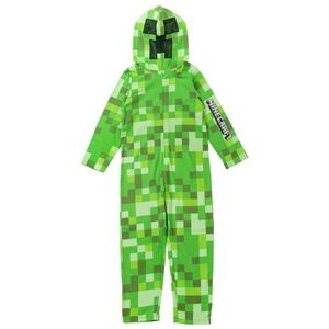 🎉HP🎉 Minecraft Creeper Hooded Onesie Costume Size 6